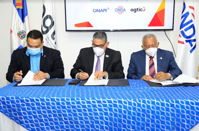 Ogtic, ONDA y Onapi acuerdan regularizar activos intangibles tecnológicos del Estado