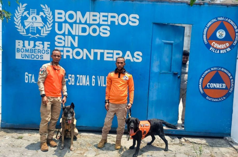 Unidad Canina de la DC se capacita en Guatemala para mejorar respuesta en desastres