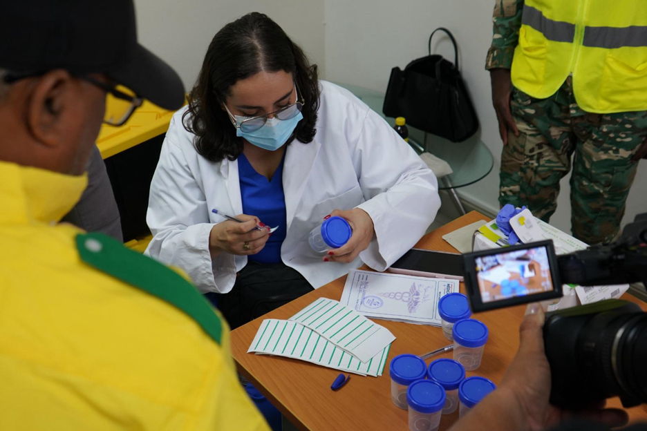 INTRANT realiza evaluaciones clínicas y pruebas de dopaje a conductores de OMSA