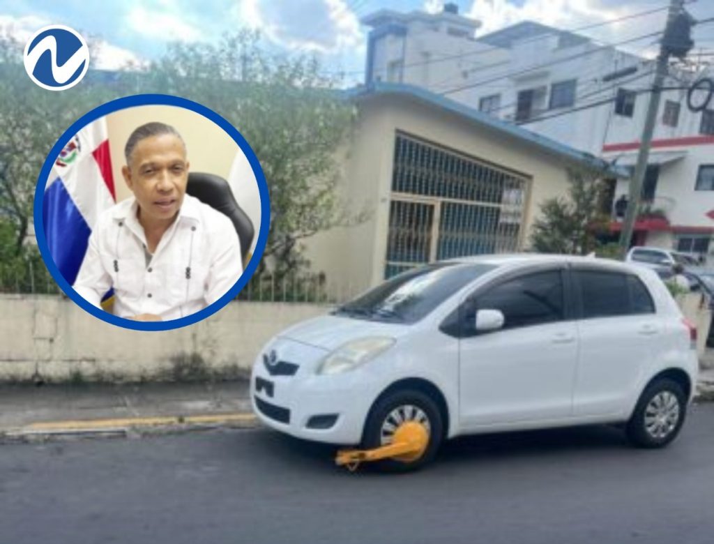 Alcalde de SFM justifica uso de bloqueadores de ruedas y cobro de RD$1,500