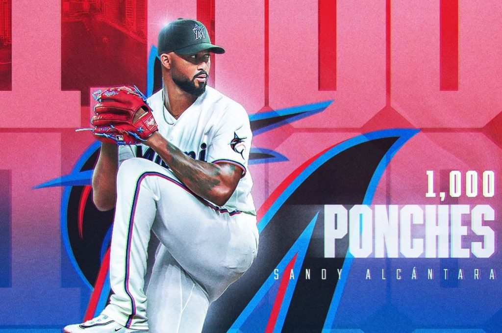 Los mil ponches alcanzados por Sandy Alcántara muestran su consistencia en MLB