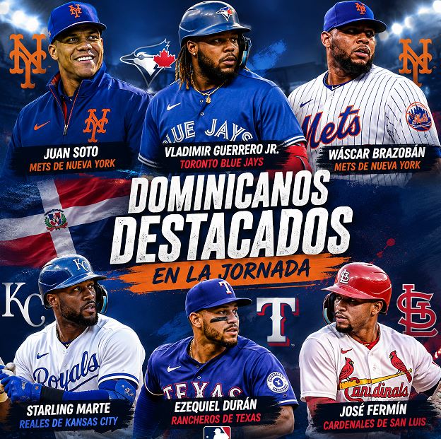 Soto, Guerrero Jr., Durán y Brazobán, los dominicanos más destacados de la jornada del jueves