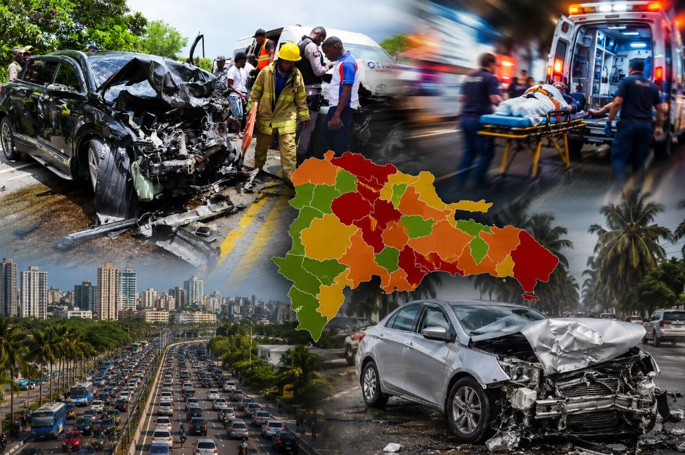 Accidentes de tránsito en RD dejan casi 3,000 muertes cada año