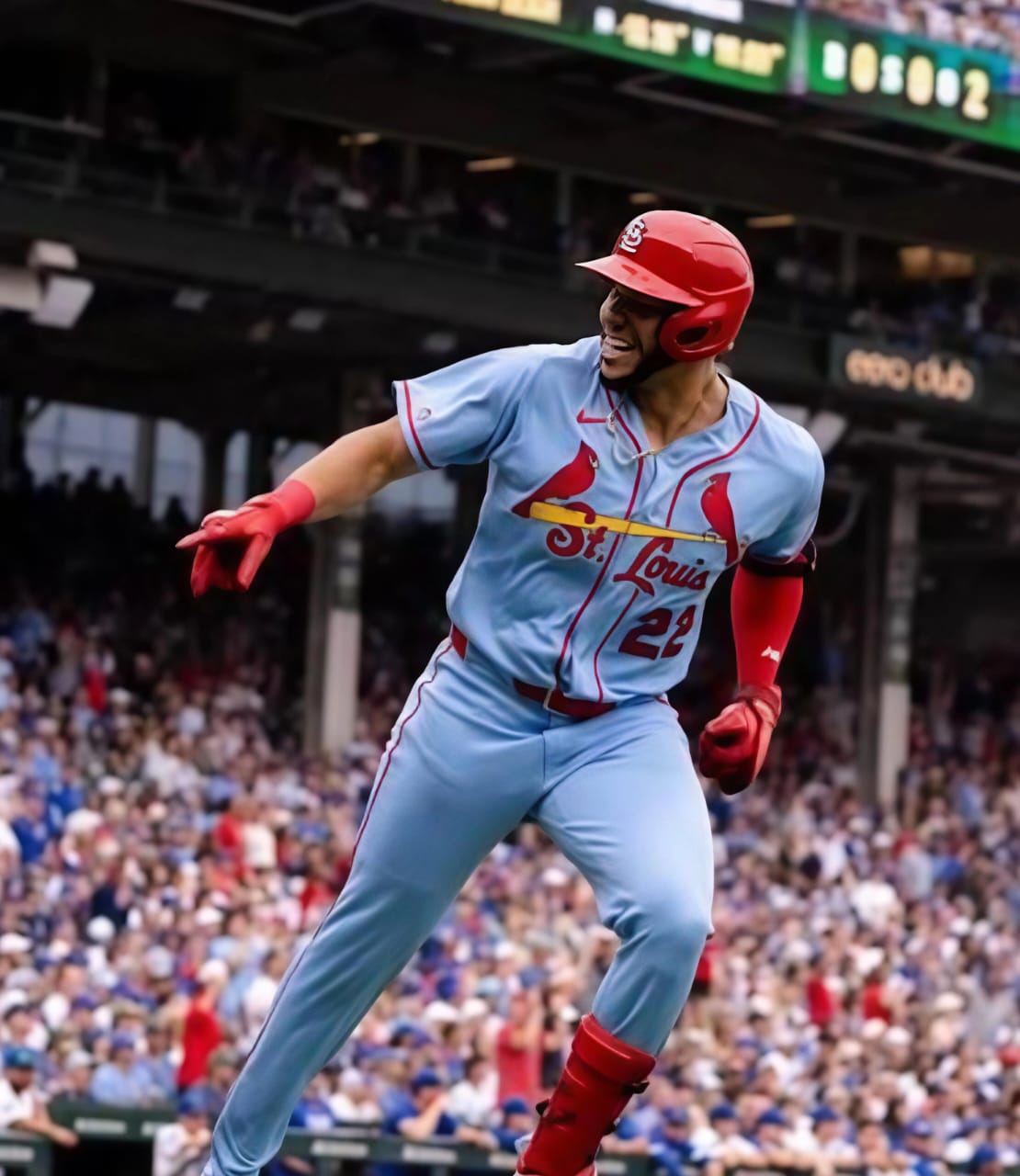Joshua Báez conecta tres jonrones en su debut con los Cardenales de San Luis