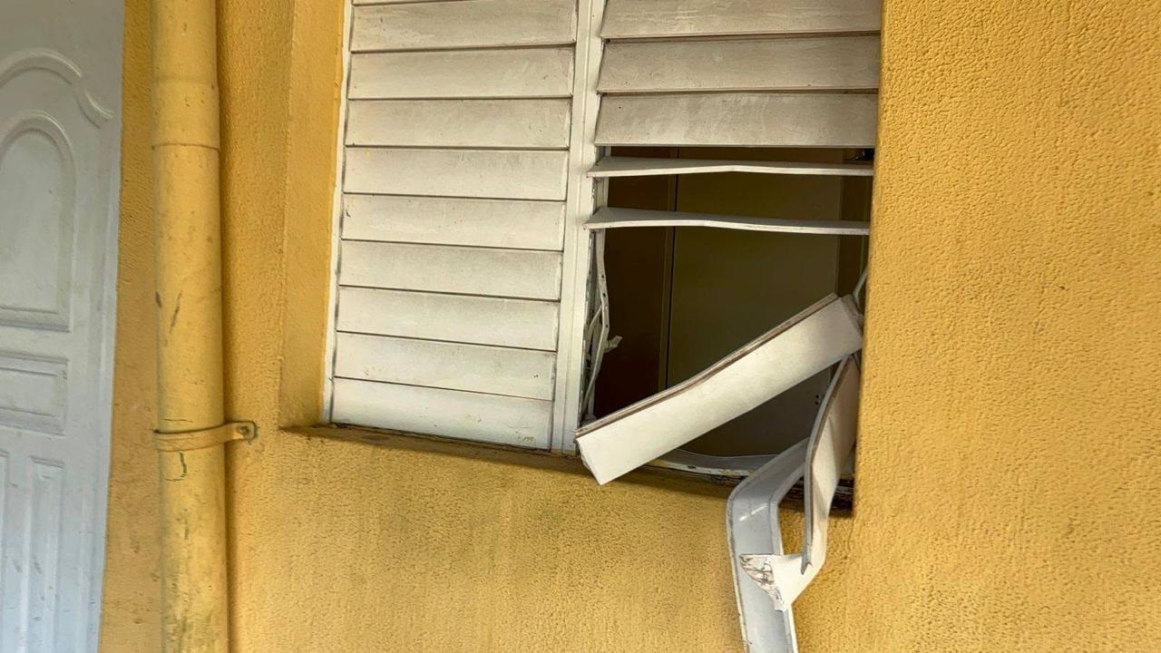Complejo Deportivo de Bayaguana donde robaron televisores para atletas